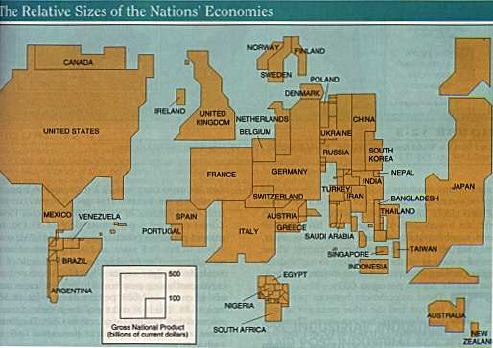 Economic map